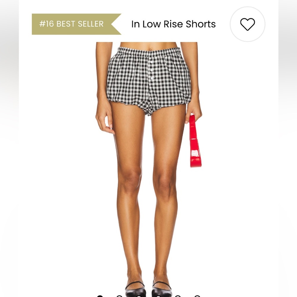 Frankie’s Bikinis Revolve Cider Bloomers in Black Gingham CA$ 146.90 sz s NWT - Picture 3 of 13